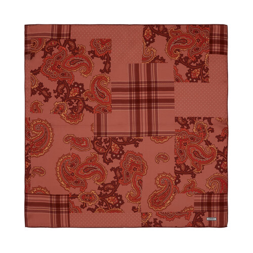 منديل حرير تصميم رقع موديل 06