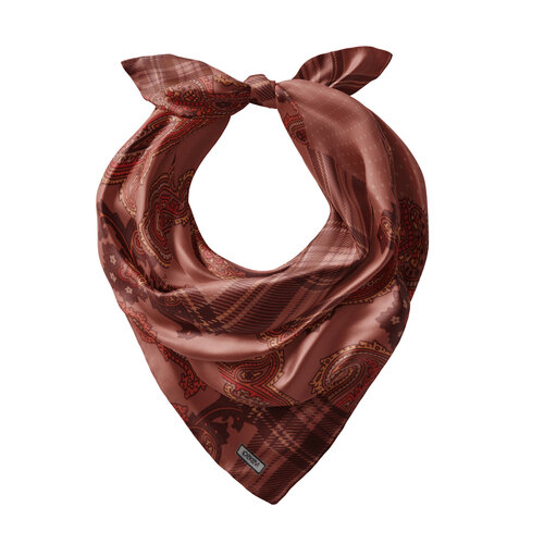 منديل حرير تصميم رقع موديل 06