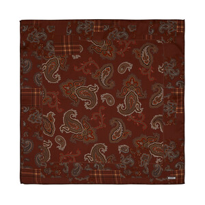 ipekevi - منديل حرير تصميم رقع موديل 10