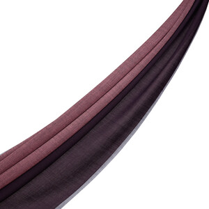 ipekevi - شال صوف بنفسجي مقسم بلونين