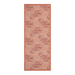 Peach Breeze Print Tencel Scarf - Thumbnail