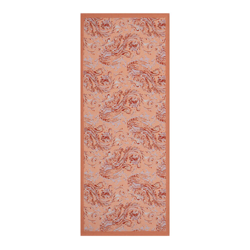 Peach Breeze Print Tencel Scarf
