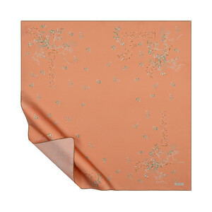 ipekevi - Peach Breeze Twill Silk Scarf