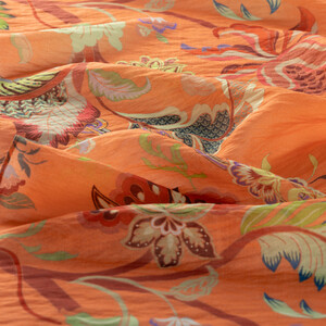 Peach Nazenin Tencel Scarf - Thumbnail