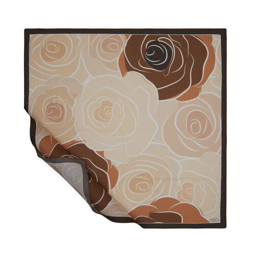  Peach Wind Rose Cotton Scarf