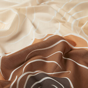 ipekevi - Peach Wind Rose Cotton Scarf (1)