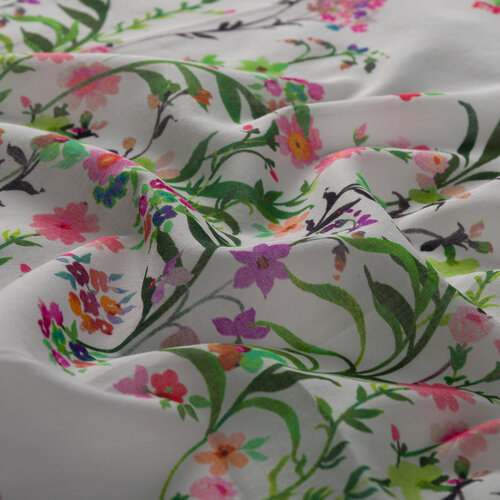 Pearl White Day Dream Cotton Scarf