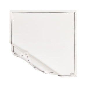 Pearl White Frame Silk Twill Scarf - Thumbnail