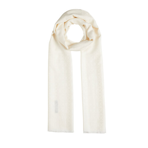 Pearl White Mini Seljuk Monogram Scarf