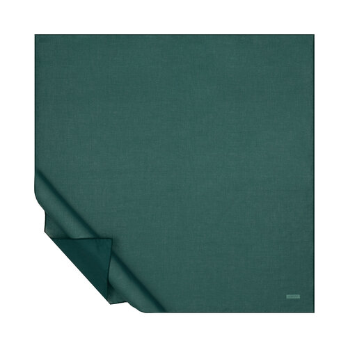 Petrol Green Plain Cotton Scarf