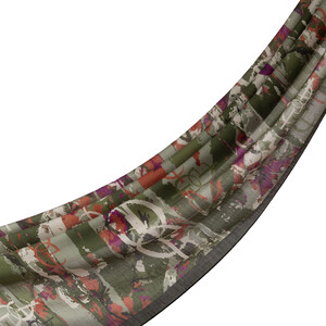 Pine Green Arenya Print Tencel Scarf - Thumbnail