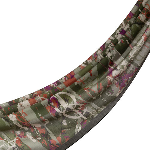 Pine Green Arenya Print Tencel Scarf