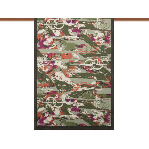 Pine Green Arenya Print Tencel Scarf