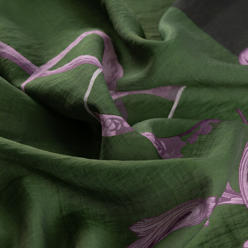 Pine Green Baroque Signature Tencel Scarf