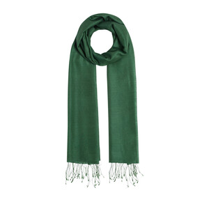 Pine Green Cashmere Silk Prime Scarf - Thumbnail