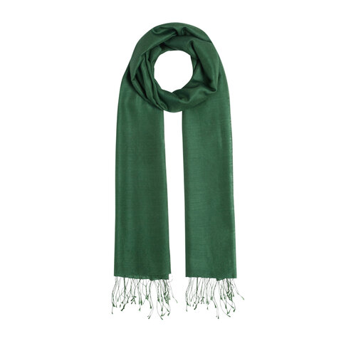 Pine Green Cashmere Silk Prime Scarf