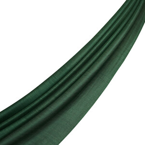 Pine Green Cashmere Silk Prime Scarf - Thumbnail