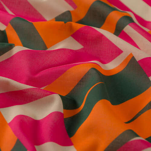 Pine Green Fourway Cotton Scarf