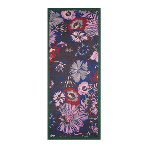 Pine Green Nihavent Print Tencel Scarf - Thumbnail