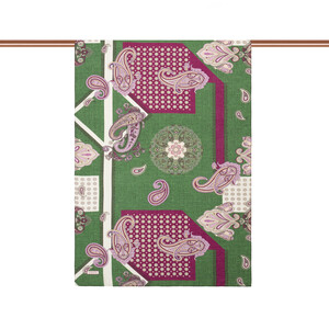 Pine Green Palace Way Print Tencel Scarf - Thumbnail