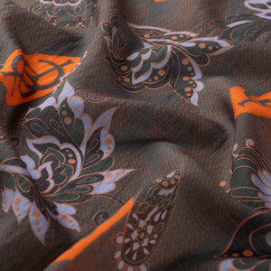 Pine Green Stone Serenad Tencel Scarf - Thumbnail