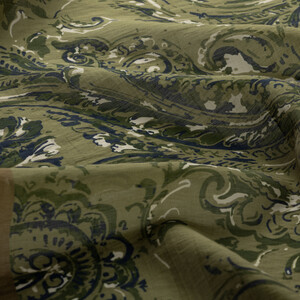 Pine Scent Breeze Print Tencel Scarf - Thumbnail