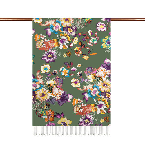 Pine Scent Desert Rose Print Silk Scarf