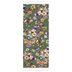 Pine Scent Desert Rose Print Silk Scarf - Thumbnail