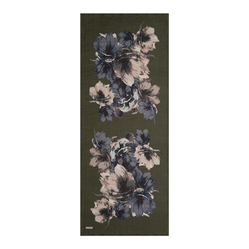 Pine Scent Florescence Print Tencel Scarf