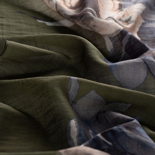 Pine Scent Florescence Print Tencel Scarf