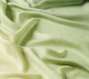 Pine Scent Gradient Wool Silk Scarf - Thumbnail