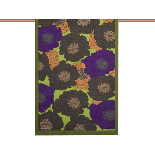 Pine Scent Hydrangea Print Tencel Scarf