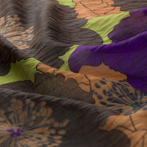 Pine Scent Hydrangea Print Tencel Scarf