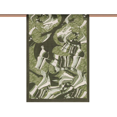 Pine Scent Marble Flow Tencel Scarf