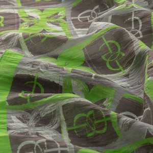 Pine Scent Mono Loop Tencel Scarf - Thumbnail