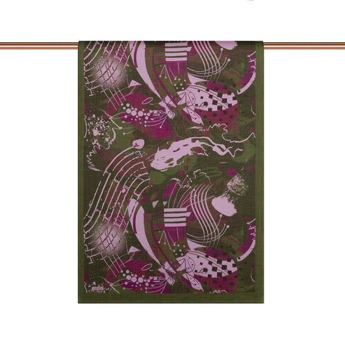 Pine Scent Rhapsody Print Tencel Scarf