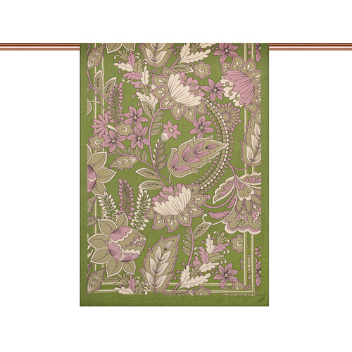 Pine Scent Royal Ivy Pattern Tencel Scarf