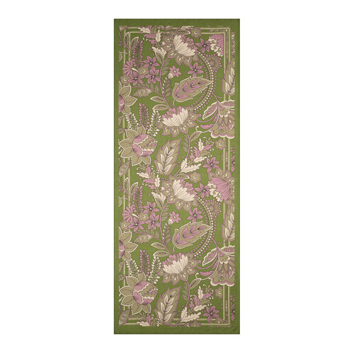 Pine Scent Royal Ivy Pattern Tencel Scarf