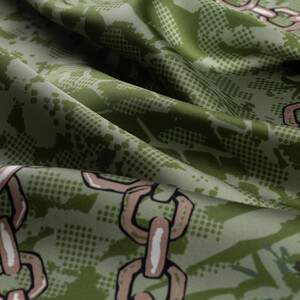 Pine Scent Wild Spring Twill Silk Scarf - Thumbnail