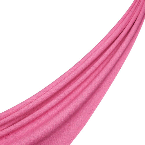 Pink Cashmere Wool Silk Dot Scarf