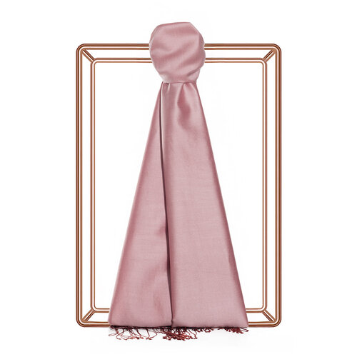 Pink Reversible Silk Scarf