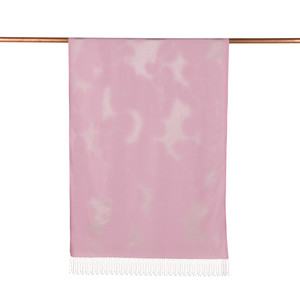 Pink Spray Paint Print Silk Scarf - Thumbnail