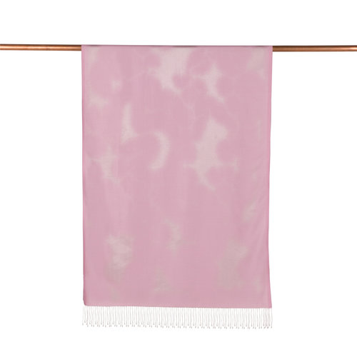 Pink Spray Paint Print Silk Scarf
