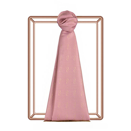 Pink Sugar IE Monogram Cotton Silk Scarf