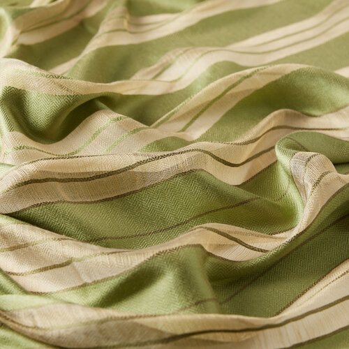 Pistachio Green Organza Silk Scarf