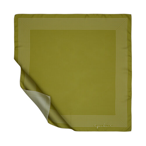 Pistachio Green Prive Twill Silk Scarf