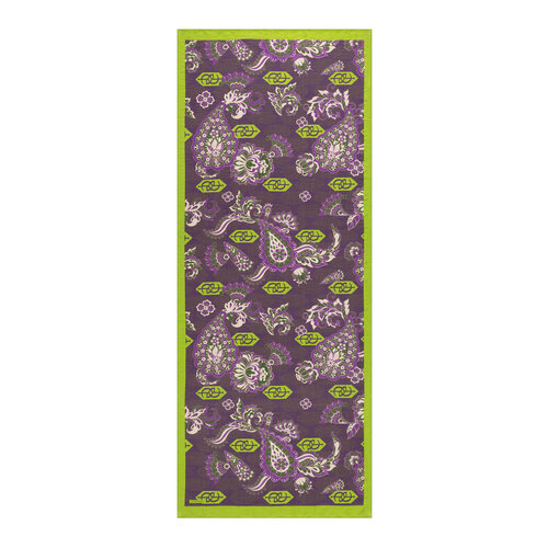 Pistachio Green Purple Serenad Tencel Scarf