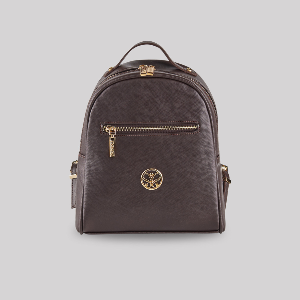 Plain Brown Backpack Ipekevi