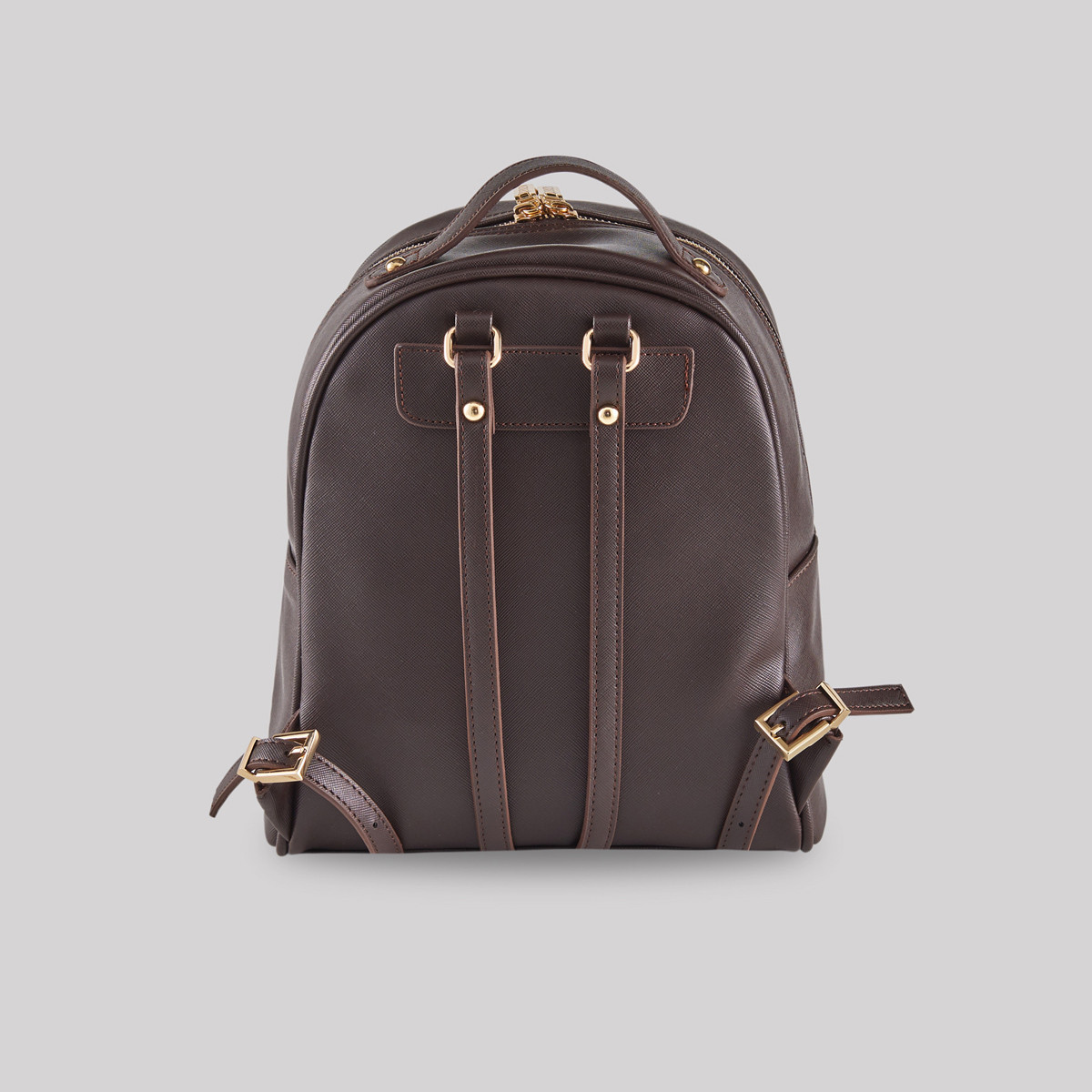 Plain Brown Backpack Ipekevi