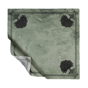 Plane Tree Silk Twill Scarf Model 04 - Thumbnail